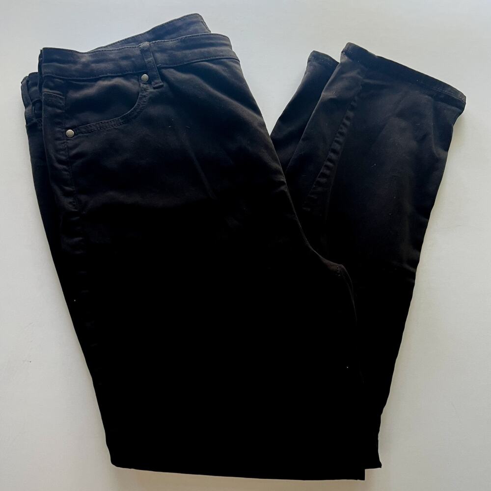 Buffalo David Bitton Hanna Black High Rise Soft Stretch Skinny Jeans 18/38